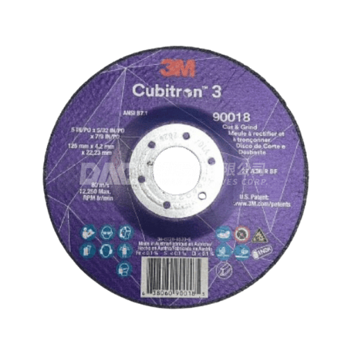 3M™ Cubitron™ 3 可切可磨砂輪片,90018